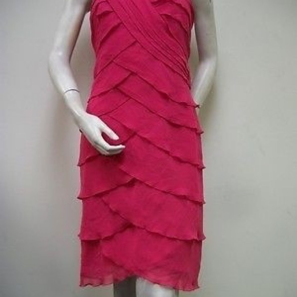 Max and Cleo Tiered One Shoulder Chiffon Dress Lynn - Picture 10 of 10